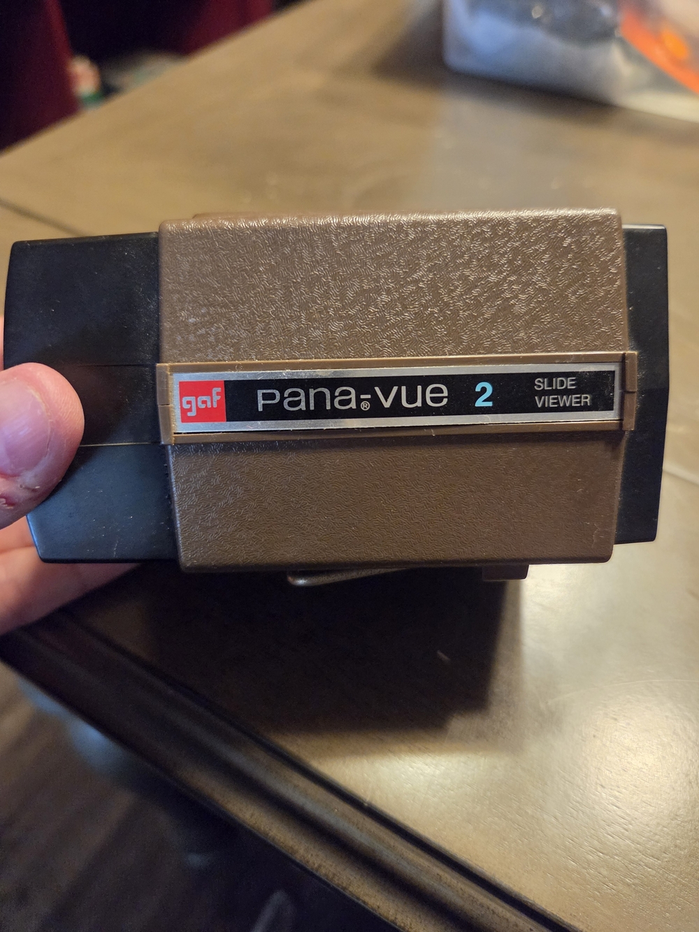 GAF Pana-Vue 2 Slide Viewer in Brown and Black
